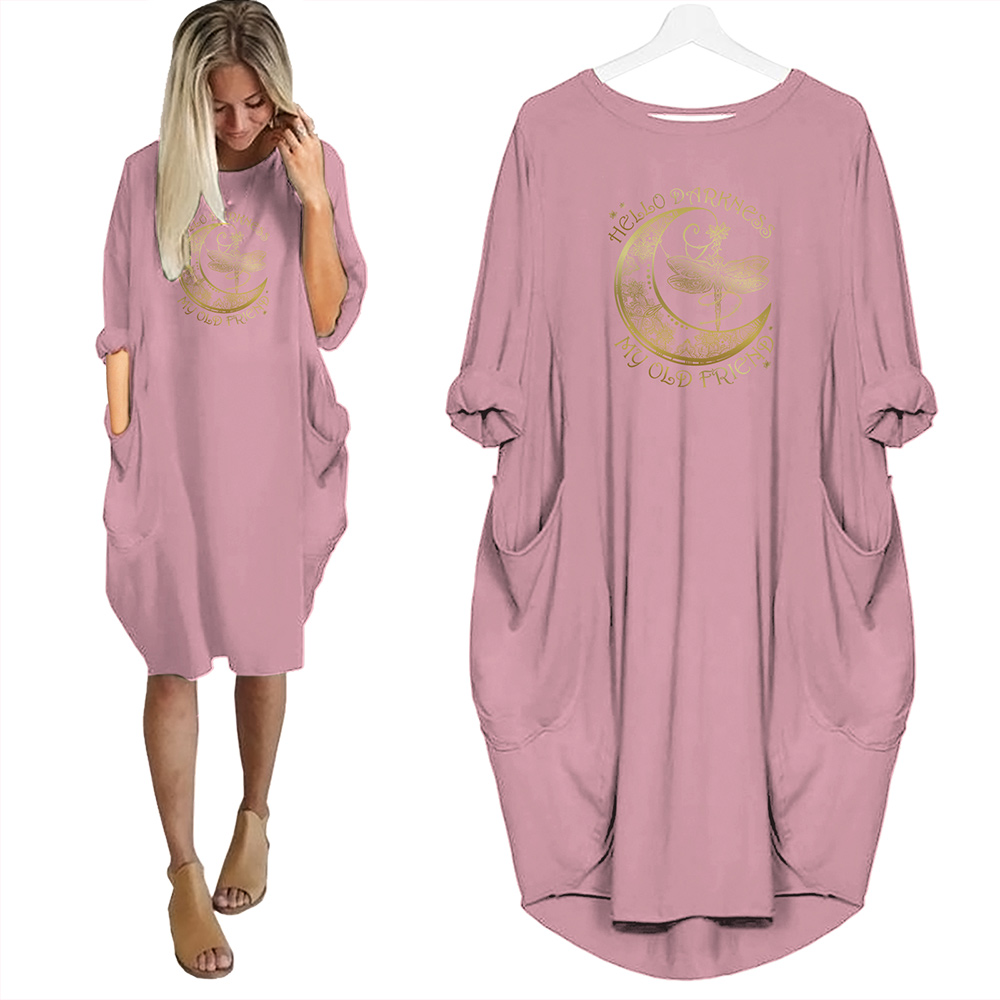 Hello Darkness My Old Friend Limited Edition Pocket Dress