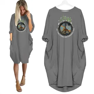 And I Think To Myself What A Wonderful World Limited Edition Pocket Dress – alternate