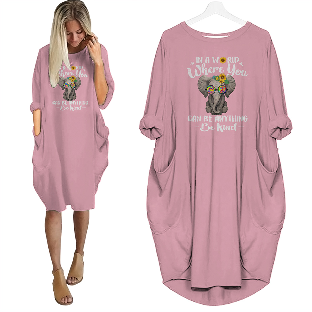 In A World Where You Can Be Anything Be Kind Limited Edition Pocket Dress