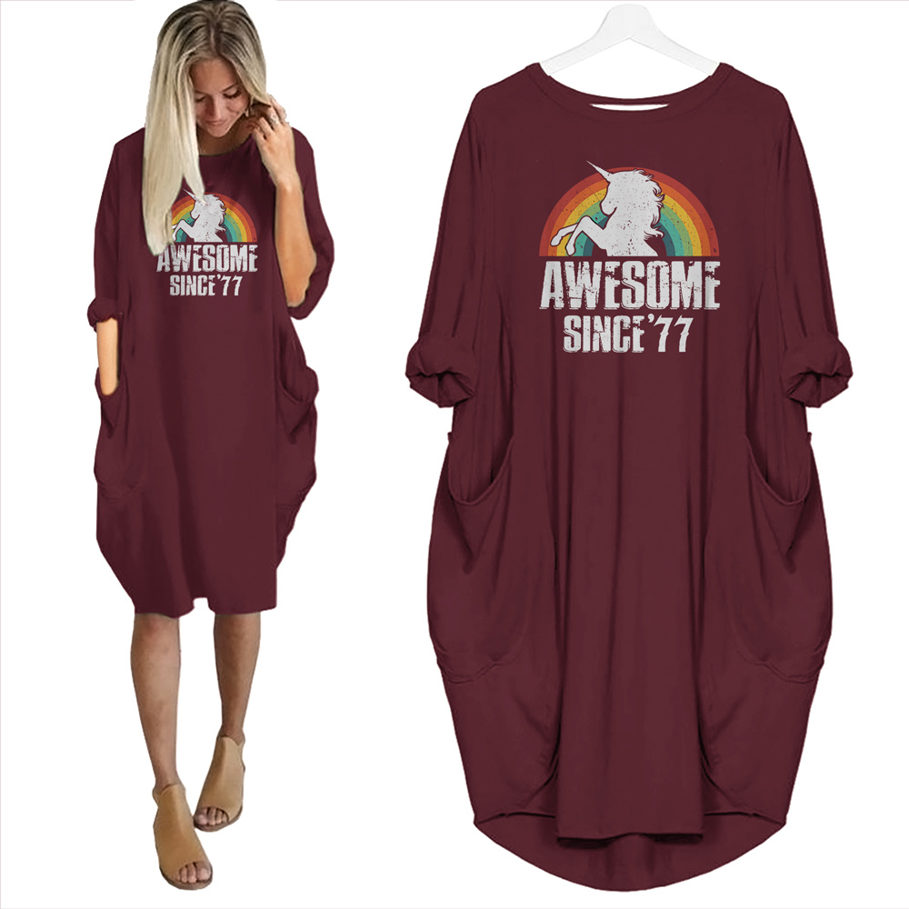 Awesome Since 1977 Limited Edition Pocket Dress