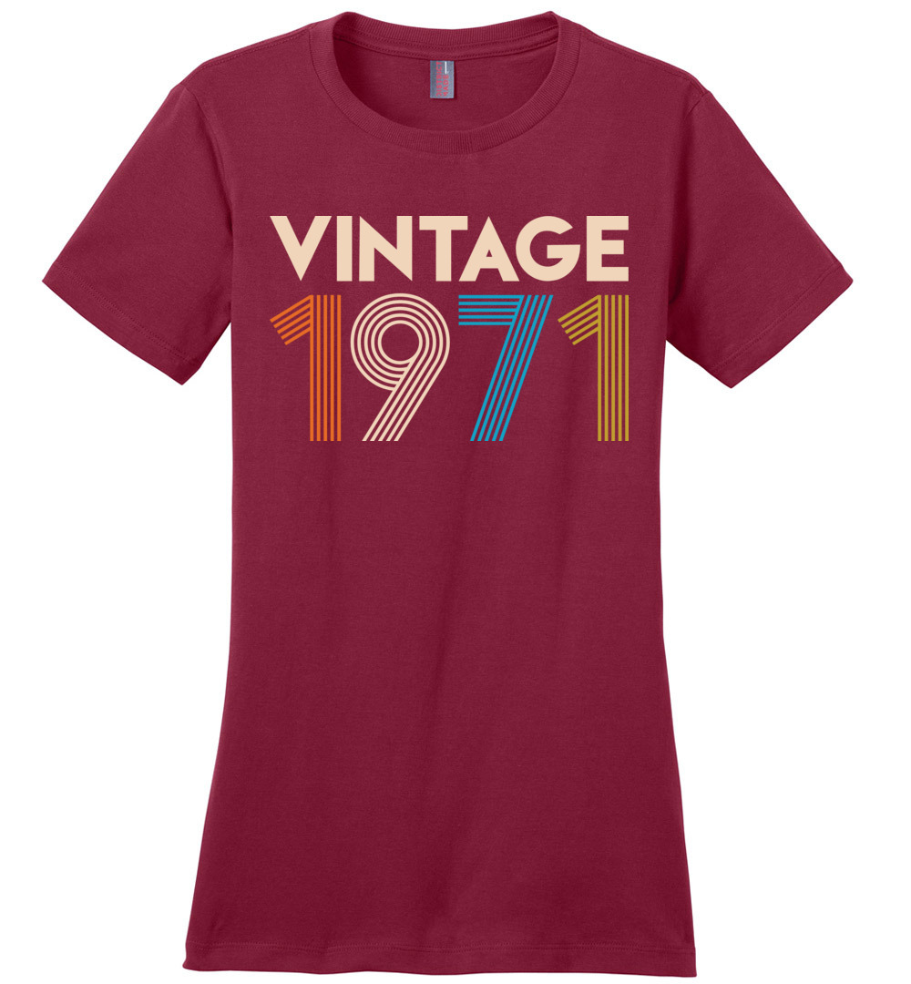Vintage 1971 Limited Edition Ladies Perfect Weight Tee