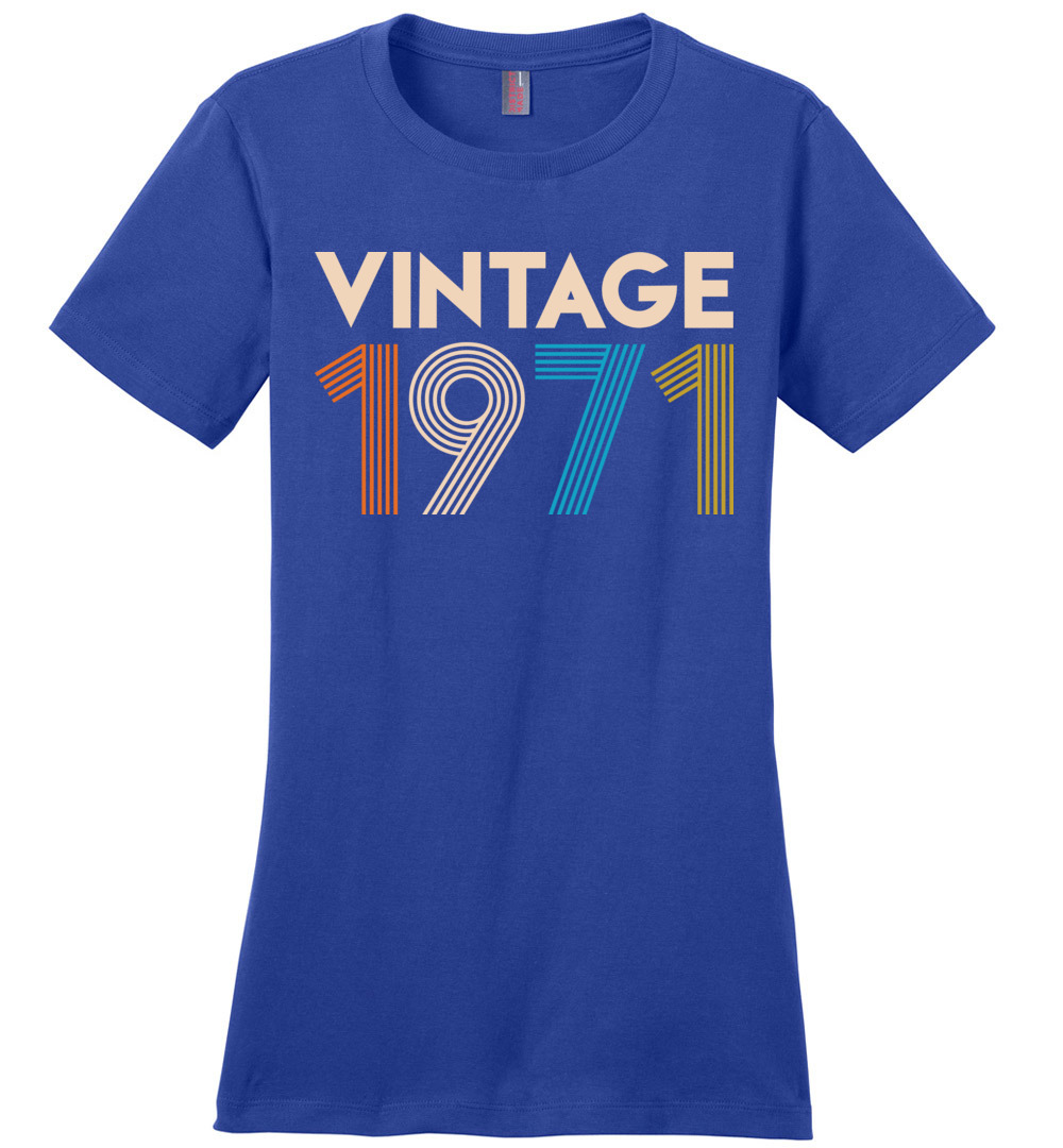Vintage 1971 Limited Edition Ladies Perfect Weight Tee