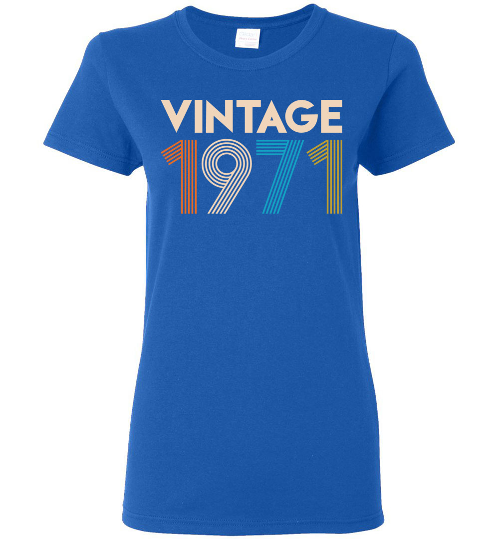 Vintage 1971 Limited Edition Ladies Short-Sleeve