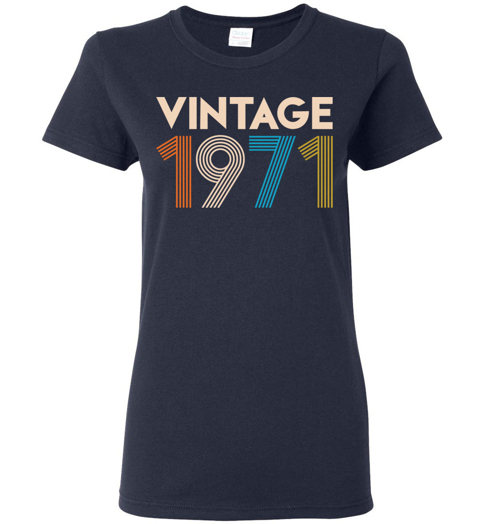 Vintage 1971 Limited Edition Ladies Short-Sleeve