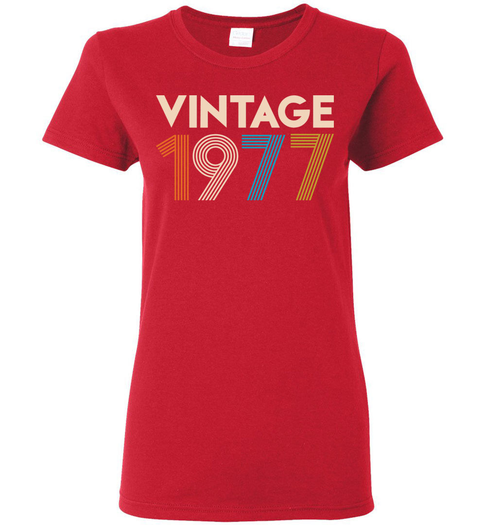 Vintage 1977 Limited Edition Ladies Short-Sleeve