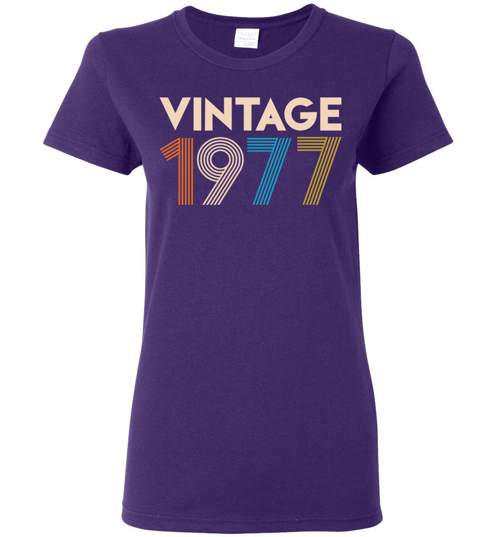 Vintage 1977 Limited Edition Ladies Short-Sleeve
