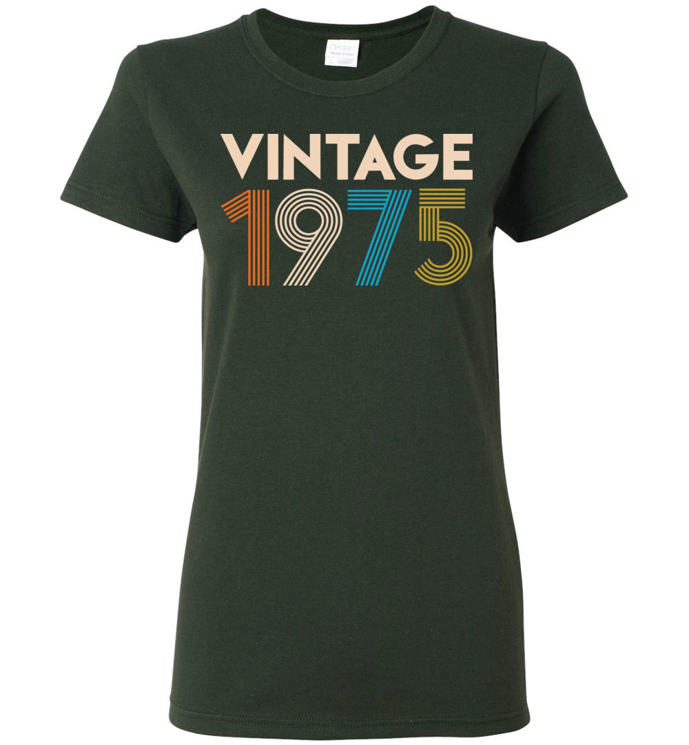 Vintage 1975 Ladies Short-Sleeve