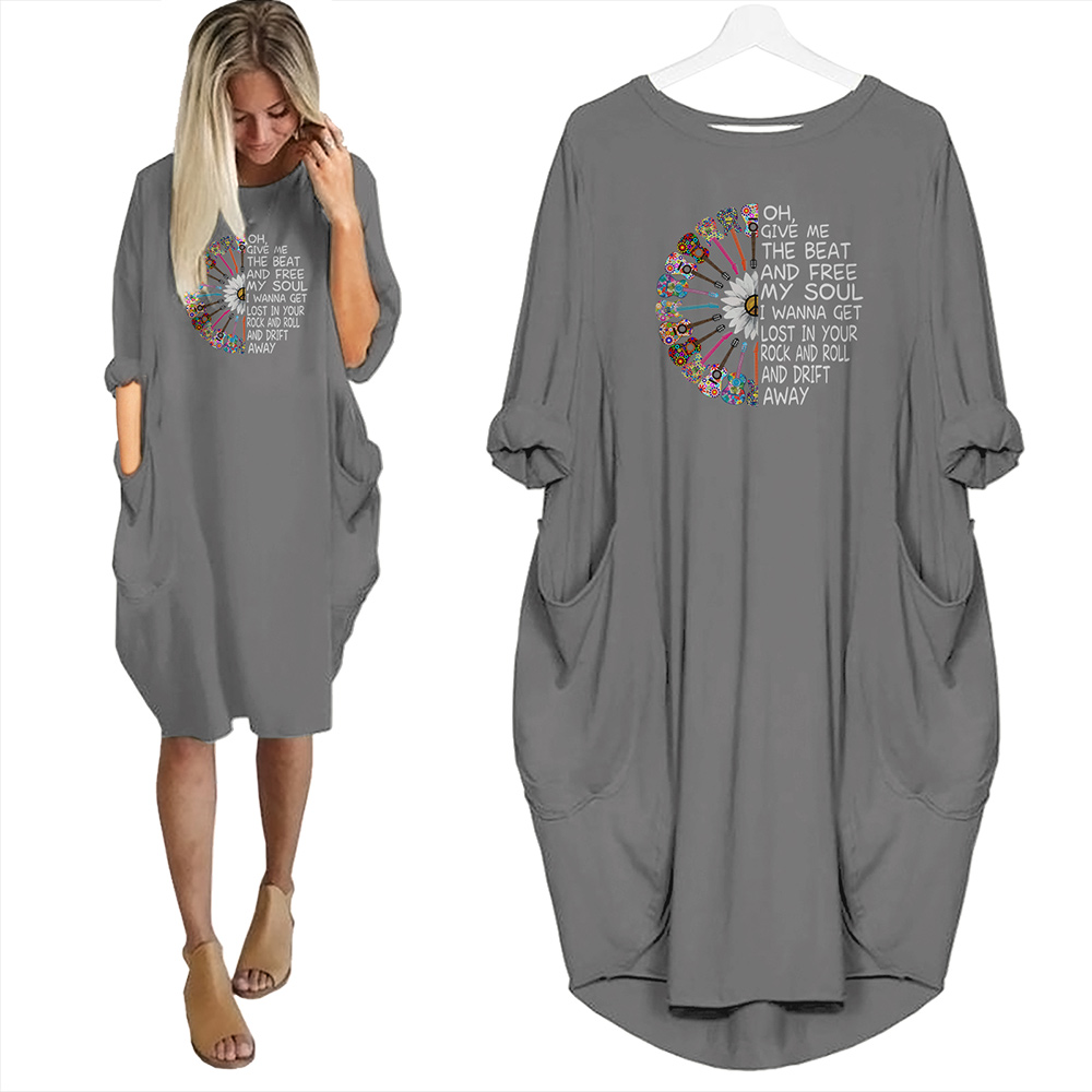 Oh Give Me the Beat And Free My Soul Limited Edition Pocket Dress