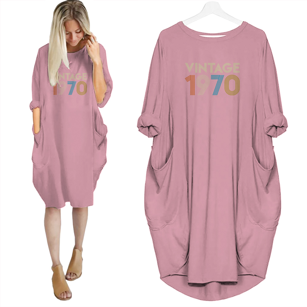 Vintage 1970 Limited Edition Pocket Dress