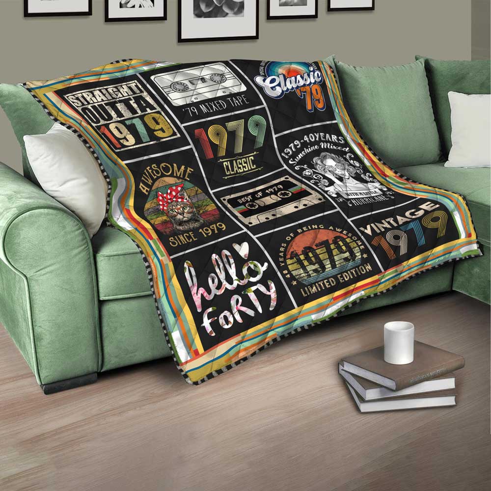 Birthday Gift Ideas For Women 1979 Limited Edition Quilt