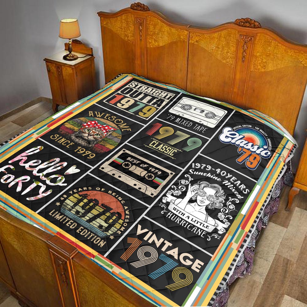 Birthday Gift Ideas For Women 1979 Limited Edition Quilt